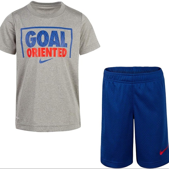 blue nike shorts outfit